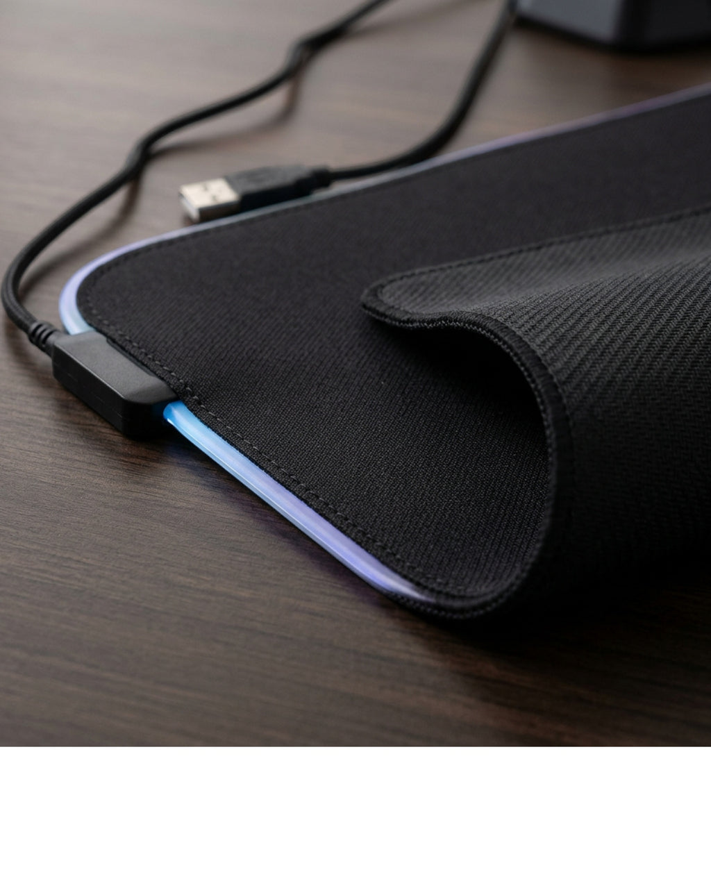 Blint RGB Edge Gaming Mouse Pad Black 12 x 10 in