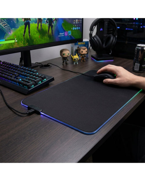 Blint RGB Edge Gaming Mouse Pad Black 12 x 10 in