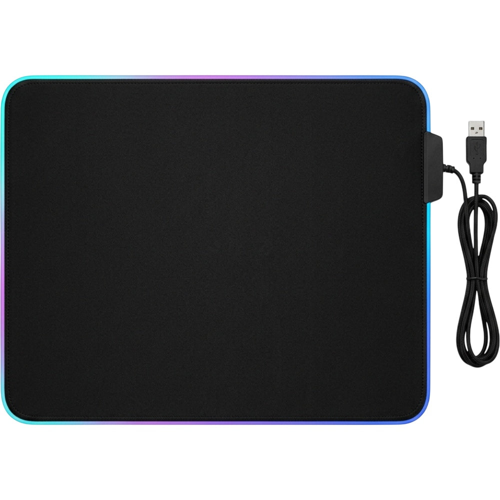 Blint RGB Edge Gaming Mouse Pad Black 12 x 10 in
